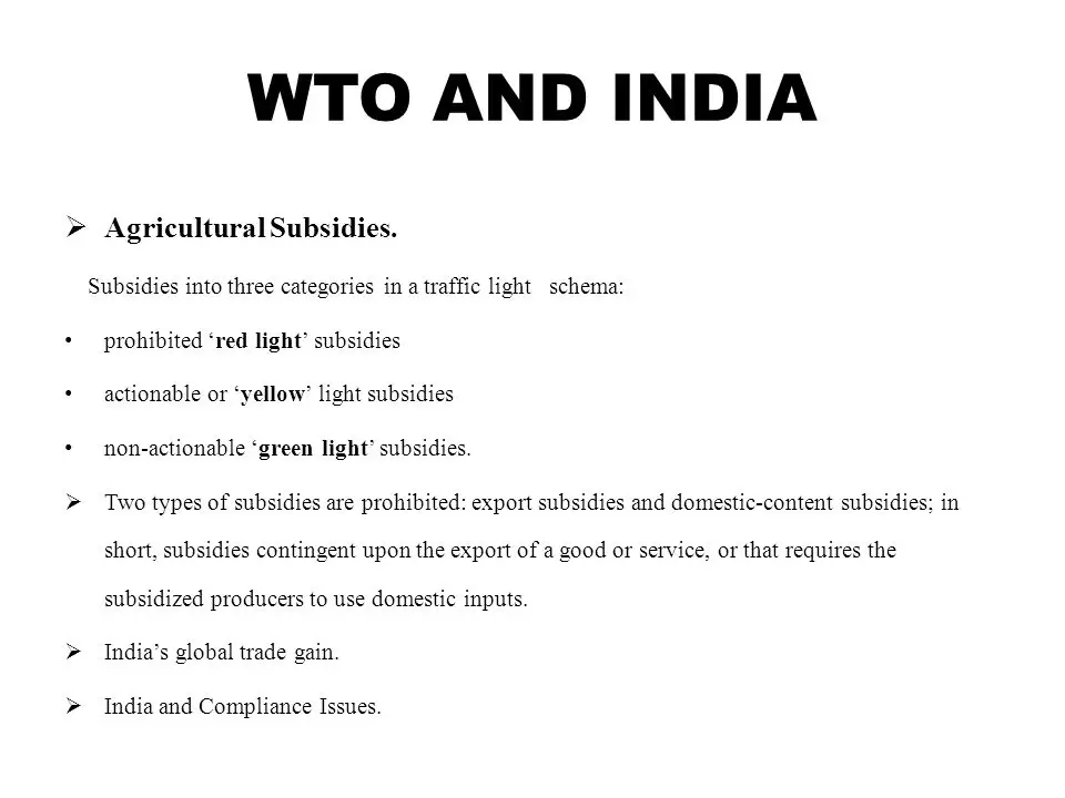 What is the WTO(World Trade Organization)? WTO and India in 2024